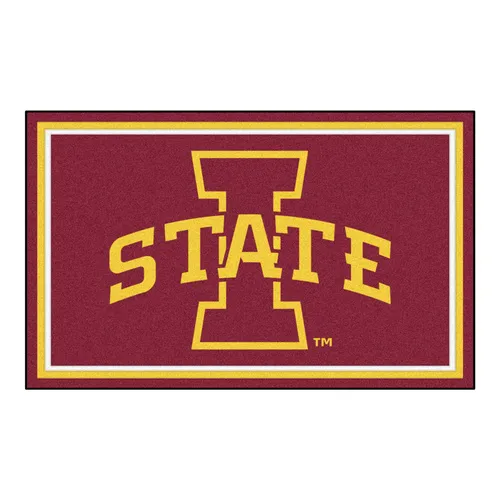 Fan Mats NCAA Iowa State University 4'x6' Rug