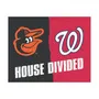 Fan Mats MLB Orioles/Nationals House Divided Mat