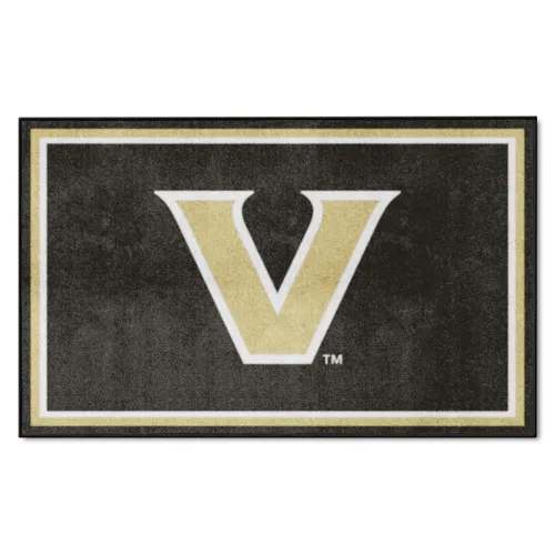 Fan Mats NCAA Vanderbilt University 4'x6' Rug