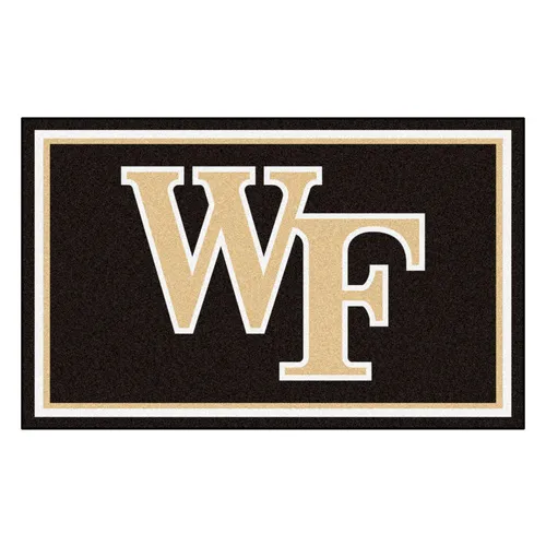 Fan Mats NCAA Wake Forest University 4'x6' Rug