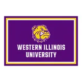 Fan Mats NCAA Western Illinois Univ. 5'x8' Rug