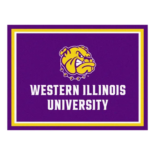 Fan Mats NCAA Western Illinois Univ. 8'x10' Rug