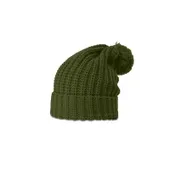 Richardson 143 Chunk Cable Beanie w/Cuff & Pom