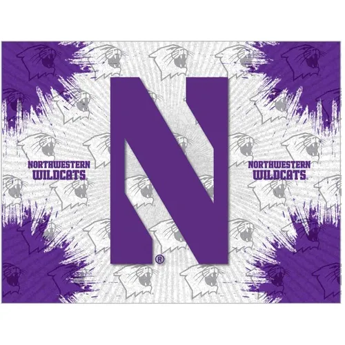 Holland Northwestern Univ Logo Printed Canvas Art. Free shipping.  Some exclusions apply.