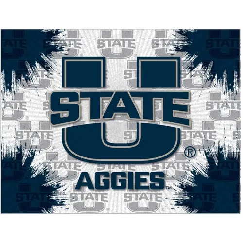 Holland Utah State Univ Logo Printed Canvas Art. Free shipping.  Some exclusions apply.