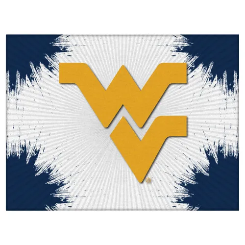 Holland West Virginia Univ Logo Printed Canvas Art. Free shipping.  Some exclusions apply.