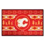 Fan Mats NHL Calgary Holiday Sweater Starter Mat