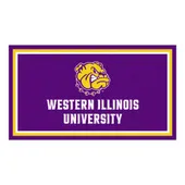 Fan Mats Western Illinois University 3x5 Rug