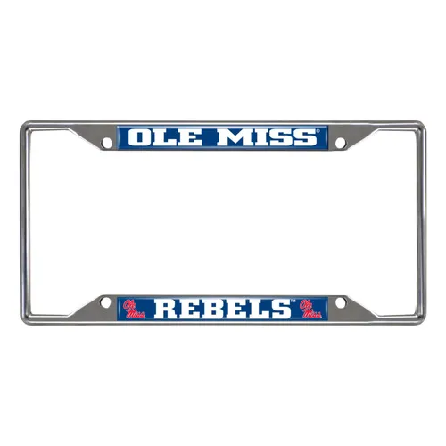 Fan Mats NCAA Ole Miss License Plate Frame