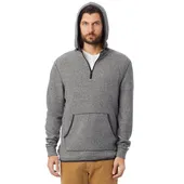 Alternative Adult Quarter Zip Fleece Hooded Sweatshirt 43251RT