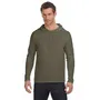 Anvil Adult Lightweight Long-Sleeve Hooded T-Shirt 987AN