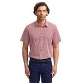 Artisan Collection By Reprime Mens Microcheck Gingham Short-Sleeve Cotton Shirt RP221