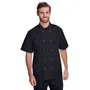Artisan Collection By Reprime Unisex Studded Front Short-Sleeve Chef's Coat RP664