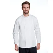 Artisan Collection By Reprime Unisex Studded Front Long-Sleeve Chef's Coat RP665