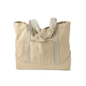 Authentic Pigment 14 oz. Pigment-Dyed Large Canvas Tote 1904