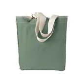 Authentic Pigment 14 oz. Direct-Dyed Raw-Edge Tote 1906