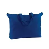 Bagedge 12 oz. Canvas Zippered Book Tote BE009