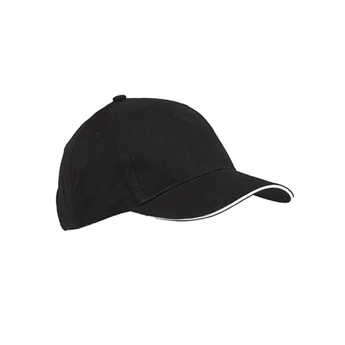 Big Accessories 6-Panel Twill Sandwich Baseball Cap BX004