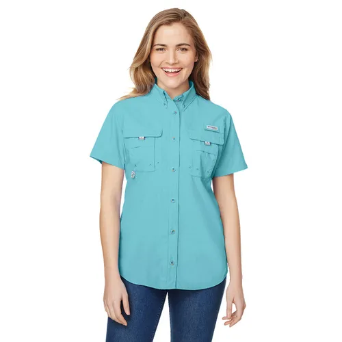 Columbia Ladies' Bahama Short-Sleeve Shirt 7313. Printing is available for this item.