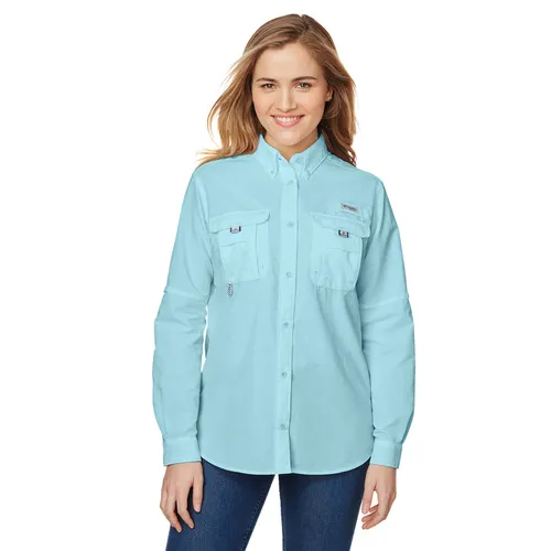 Columbia Ladies' Bahama Long-Sleeve Shirt 7314. Printing is available for this item.