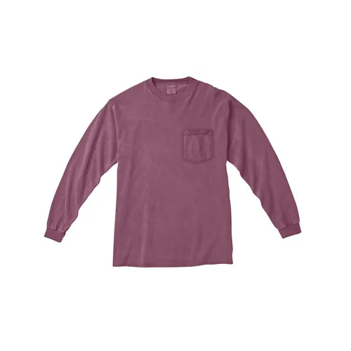 Comfort Colors Adult Heavyweight RS Long-Sleeve Pocket T-Shirt C4410. Printing is available for this item.