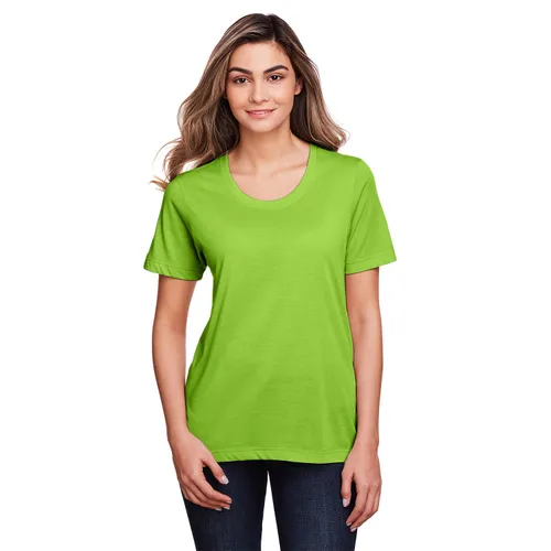 Core 365 Ladies' Fusion ChromaSoft Performance T-Shirt CE111W. Printing is available for this item.