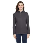 Core 365 Ladies' Fusion ChromaSoft Pique Quarter-Zip CE405W