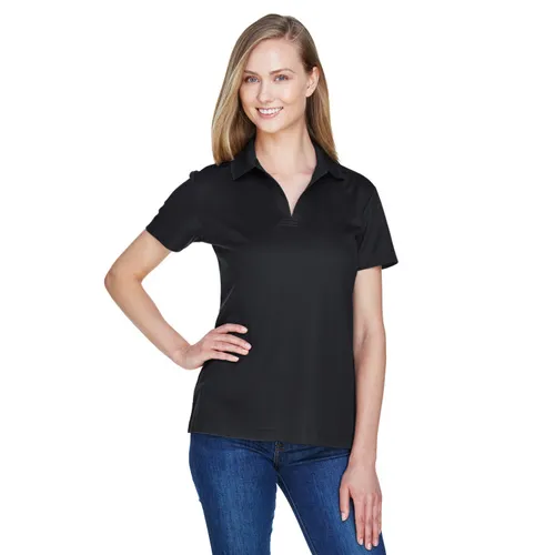 Devon & Jones CrownLux Performance Ladies' Plaited Polo DG20W. Printing is available for this item.