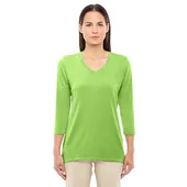 Devon & Jones Ladies' Perfect Fit Bracelet-Length V-Neck Top DP184W