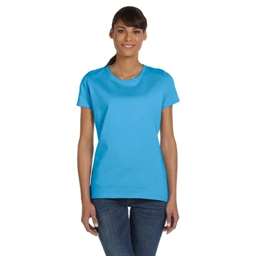 Fruit Of The Loom Ladies' 5 oz., HD Cotton T-Shirt L3930R. Printing is available for this item.