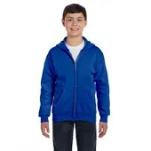 Hanes Youth 7.8 oz. EcoSmart 50/50 Full-Zip Hood P480