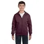 Hanes Youth 7.8 oz. EcoSmart 50/50 Full-Zip Hood P480