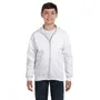 Hanes Youth 7.8 oz. EcoSmart 50/50 Full-Zip Hood P480