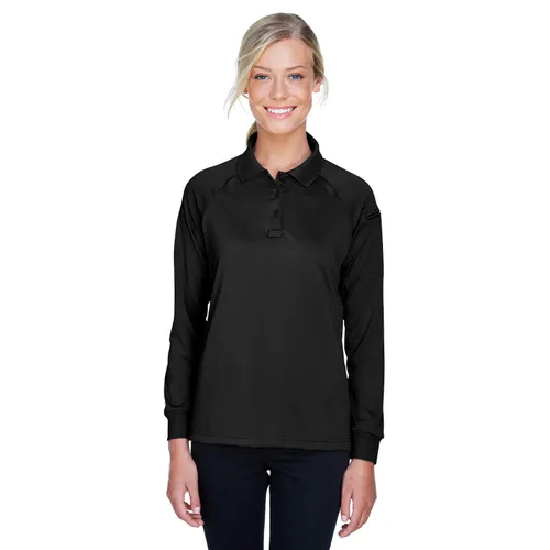 Harriton Ladies' Advantage Snag Protection Plus Long-Sleeve Tactical Polo M211LW. Printing is available for this item.