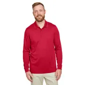 Harriton Men's Advantage Snag Protection Plus IL Long Sleeve Polo M348L