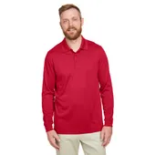 Harriton Men's Tall Advantage Long Sleeve Snag Protection Plus IL Polo M348LT