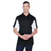 Harriton Men's Side Blocked Micro-Pique Polo M355