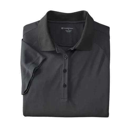 Harriton Ladies' 3.8 oz. Polytech Mesh Insert Polo M374W. Printing is available for this item.