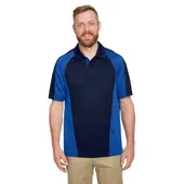 Harriton Men's Advantage Snag Protection Plus IL Colorblock Polo M385