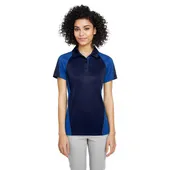 Harriton Ladies' Advantage Snag Protection Plus IL Colorblock Polo M385W