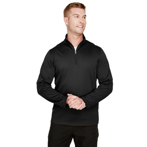 Harriton Men's Advantage Snag Protection Plus IL Quarter-Zip M748. Decorated in seven days or less.