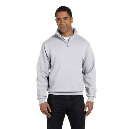 Jerzees Adult 8 oz. NuBlend Quarter-Zip Cadet Collar Sweatshirt 995M. Decorated in seven days or less.