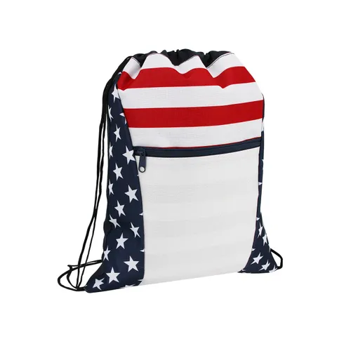 Liberty Bags OAD Americana Drawstring Bag OAD5050. Printing is available for this item.