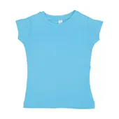 Rabbit Skins Toddler Girls' Fine Jersey T-Shirt 3316