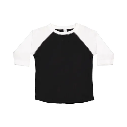 Rabbit Skins Toddler Baseball T-Shirt RS3330. Printing is available for this item.