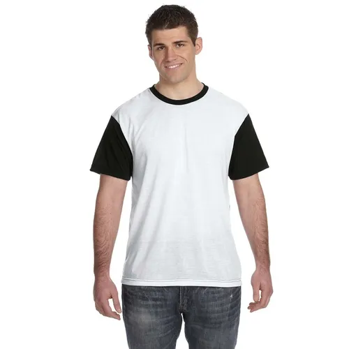 Sublivie Men's Blackout Sublimation T-Shirt S1902. Printing is available for this item.