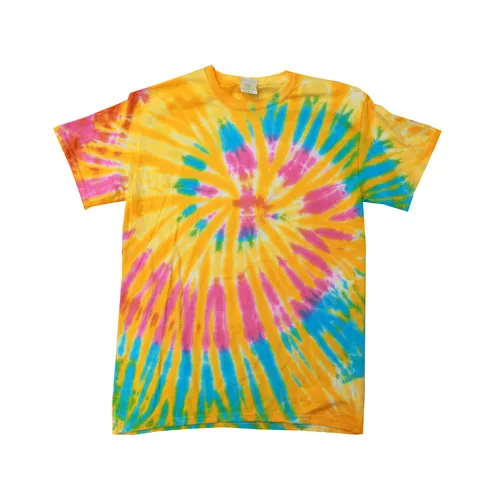 Tie-Dye Youth 5.4 oz. 100% Cotton T-Shirt CD100Y. Printing is available for this item.