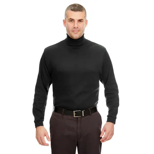 Ultraclub Adult Egyptian Interlock Long-Sleeve Turtleneck 8516. Printing is available for this item.