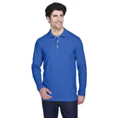 Ultraclub Adult Long-Sleeve Classic Pique Polo 8532