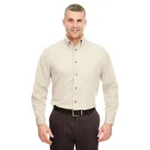 Ultraclub Adult Cypress Long-Sleeve Twill with Pocket 8960C